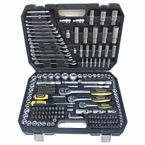 Набор инструмента ER-80216: 1/2"&1/4"&3/8"DR 6-гр 216пр ЭВРИКА /1/2